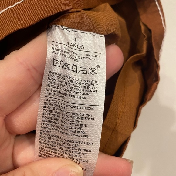 NEW Janie and Jack Girls Safari Romper Size 4 - Picture 4 of 5